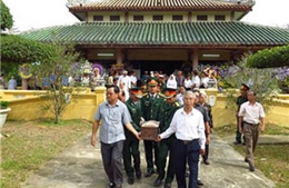 Tìm được mộ liệt sĩ Ngô Hà, nguyên Bí thư Tỉnh ủy Thừa Thiên 